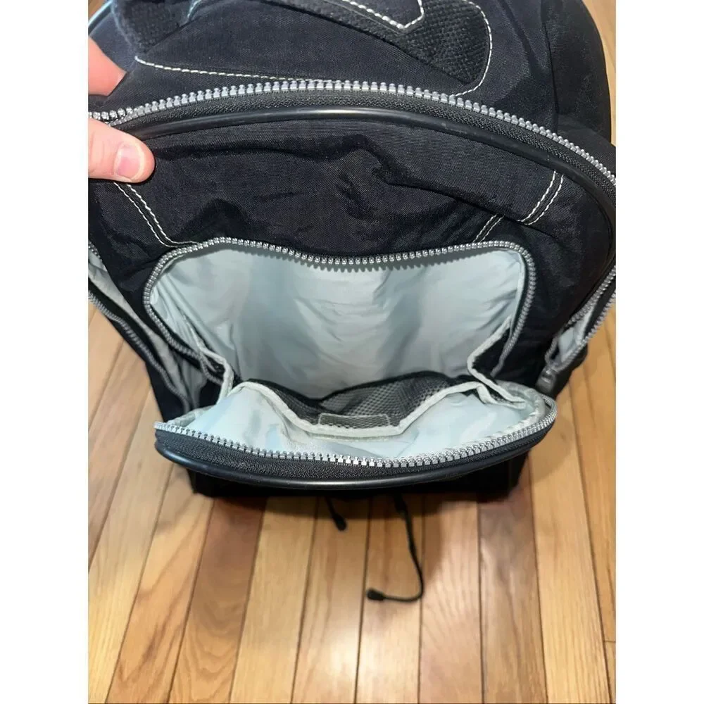 Kipling Wheeled Rolling Backpack Carry On Luggage Black